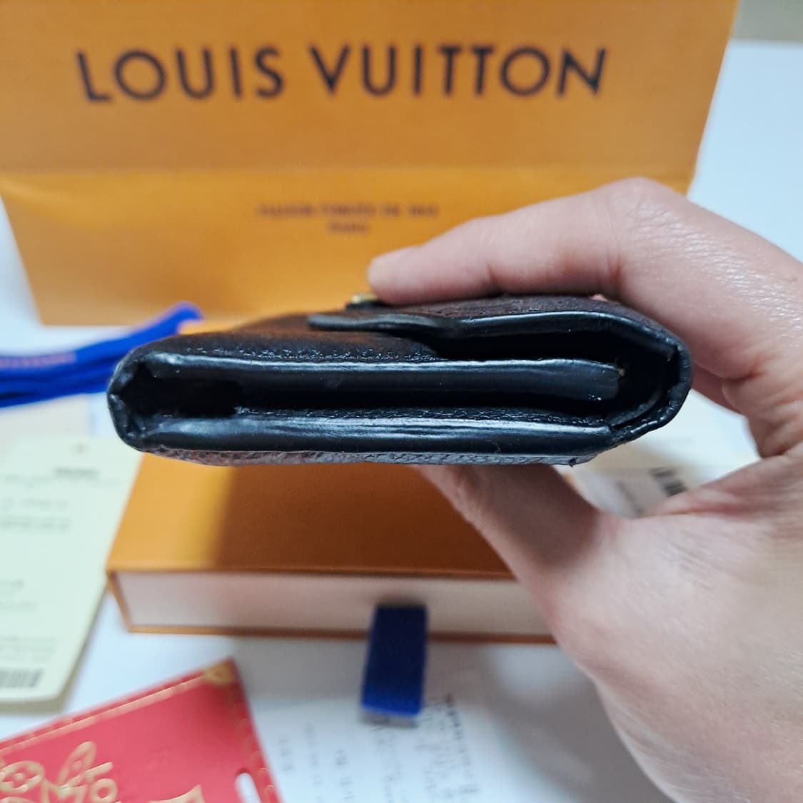 [정품/영수증풀세트] 루이비통 앙프렝뜨 조에 지갑, 루이비통지갑 상품이미지10