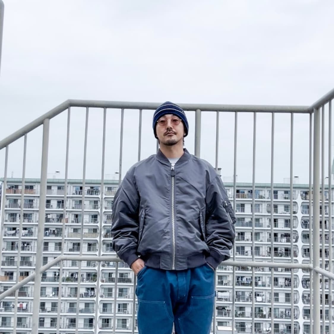 Reversible Cordura Flight Jacket - Ash M 상품이미지2