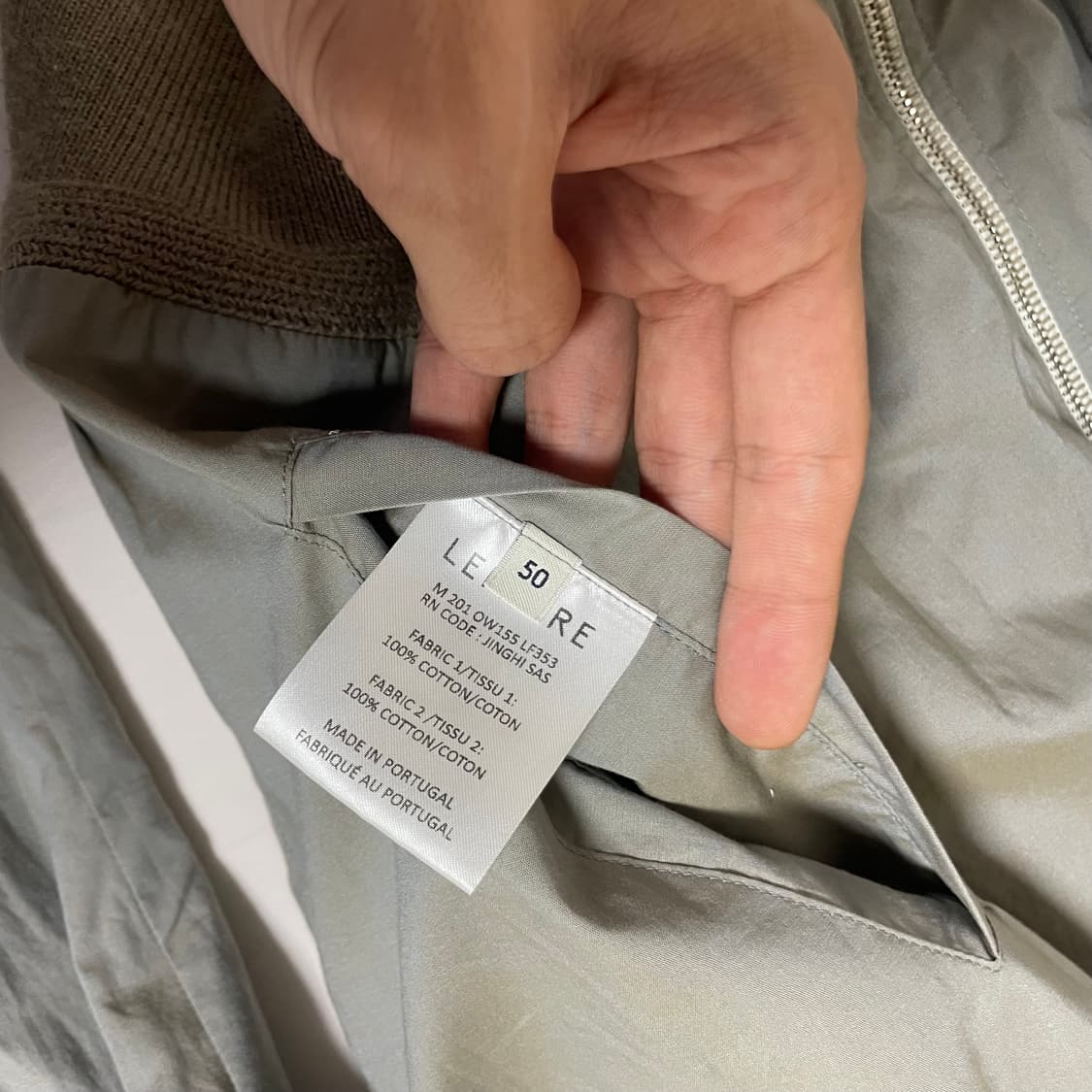 르메르 20SS 리버서블 블루종 아이보리 상품이미지10