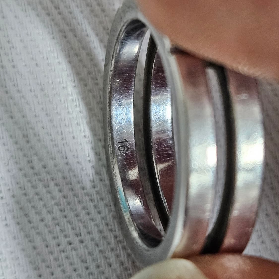 구찌 스몰로고 실버925 반지 16호 상품이미지4