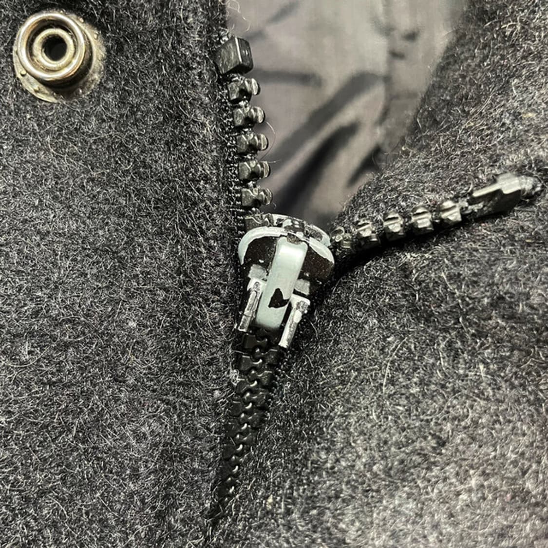 캐나다 레더 울 바시티 자켓 (M) 상품이미지5