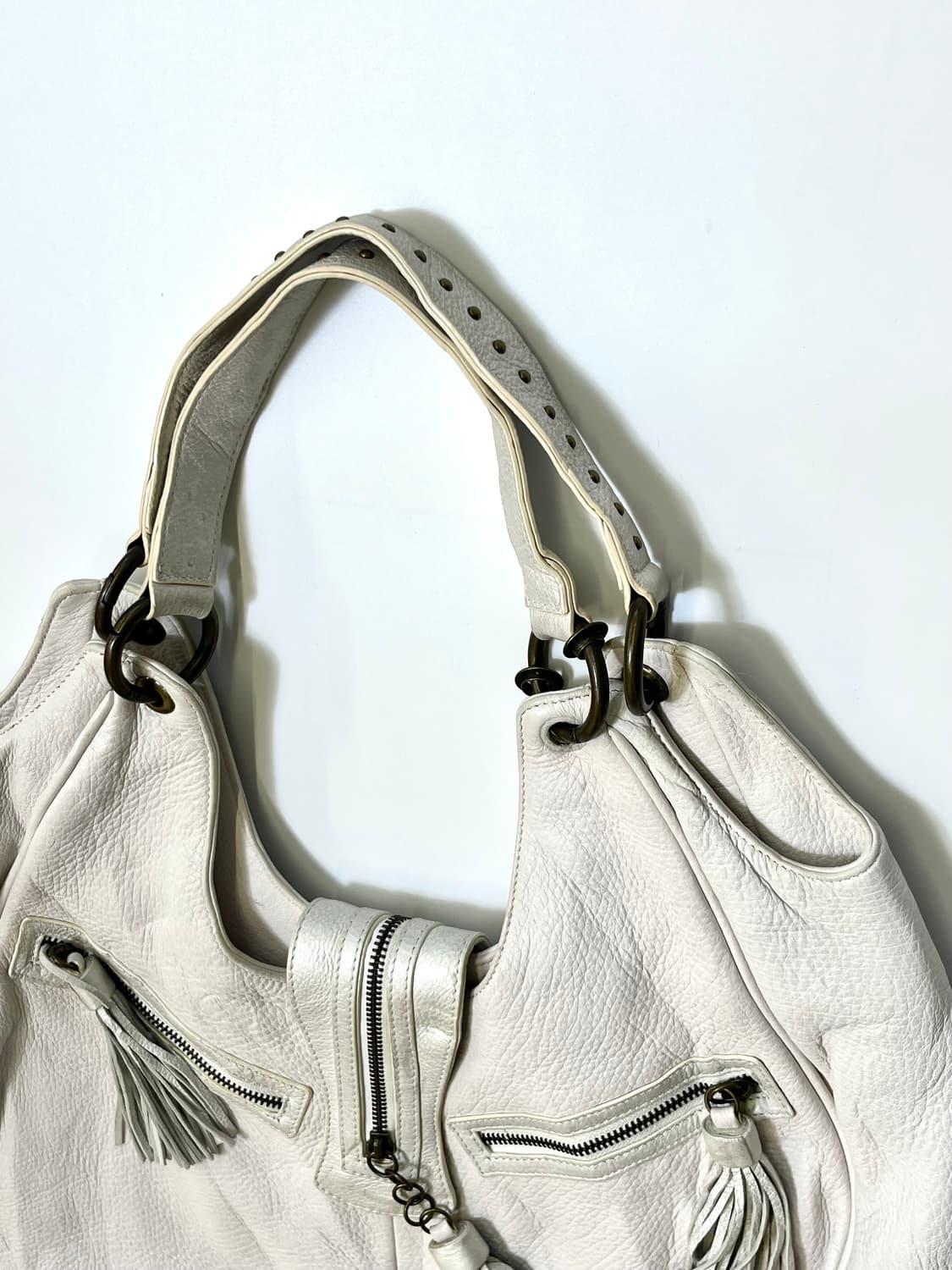 아이보리 테슬 숄더백 상품이미지6