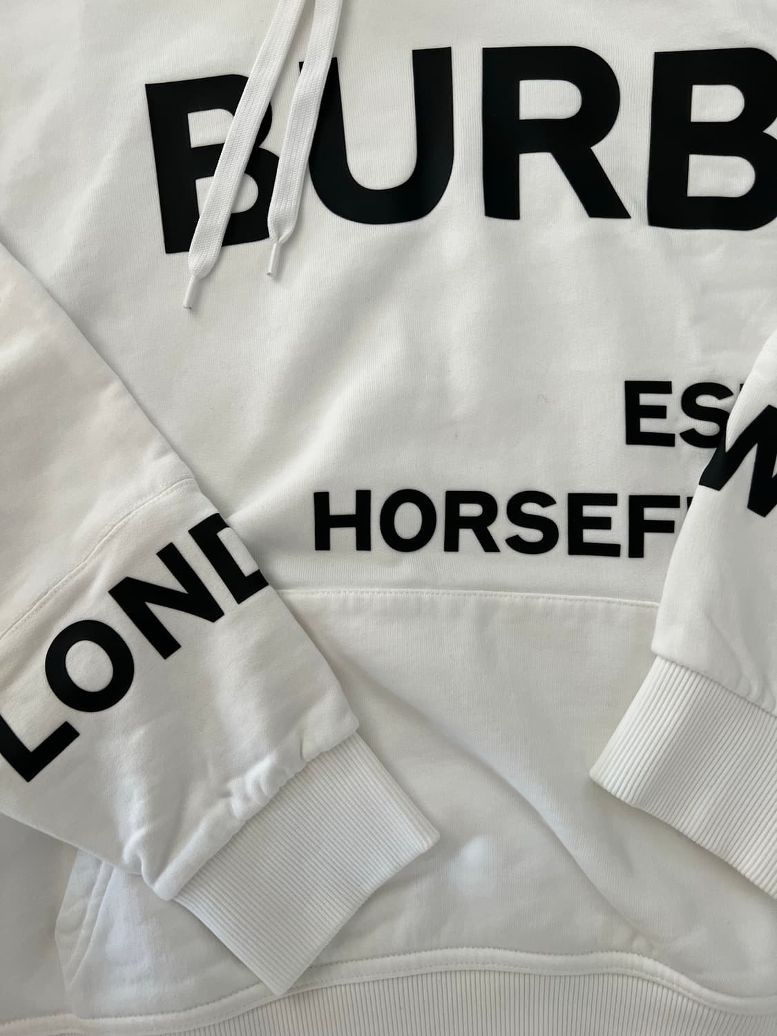 버버리 호스페리 프린트 코튼 오버사이즈 후드 상품이미지7