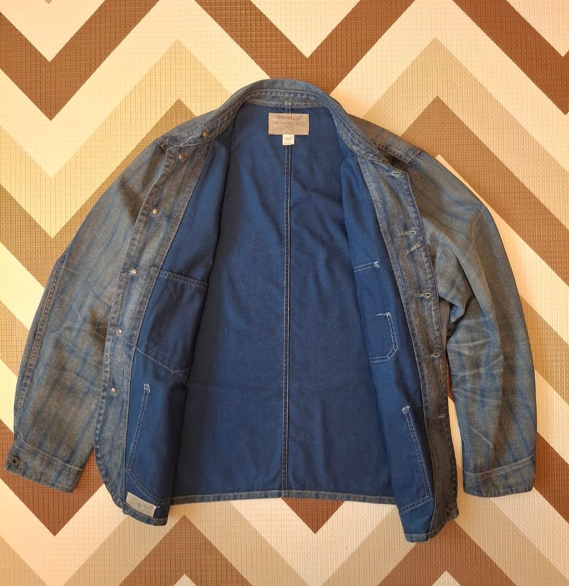 RRL 인디고 스트라이프 트윌 엔지니어 코트 더블알엘 상품이미지4