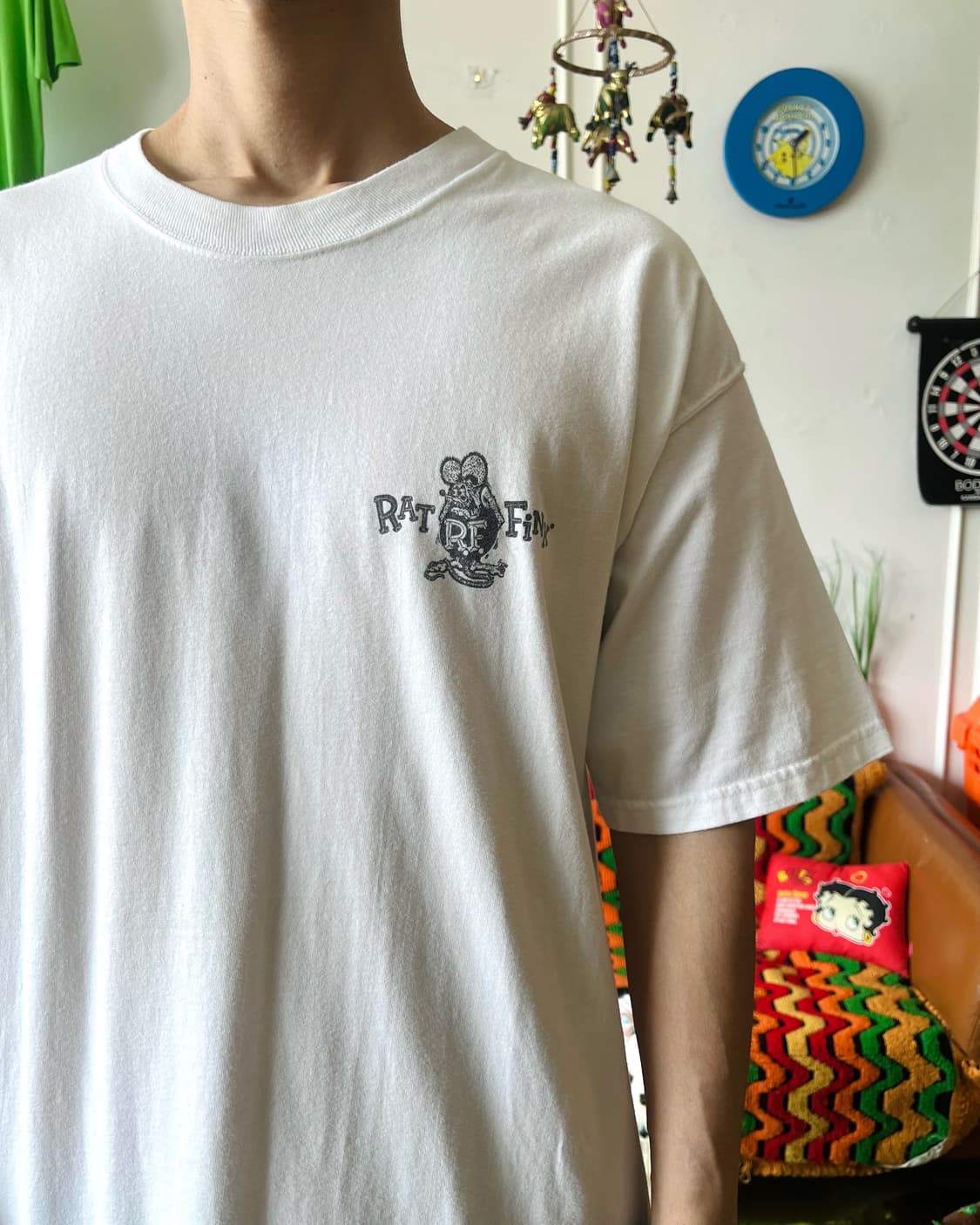 2000s Rat Fink Hot Road Printed T-Shirt 상품이미지3