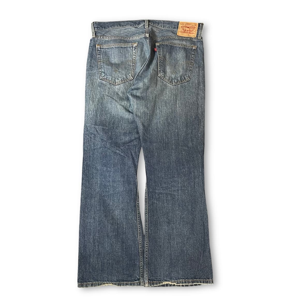 (36) 리바이스 527 36X30 로우부츠컷 워싱 데님 팬츠 상품이미지2