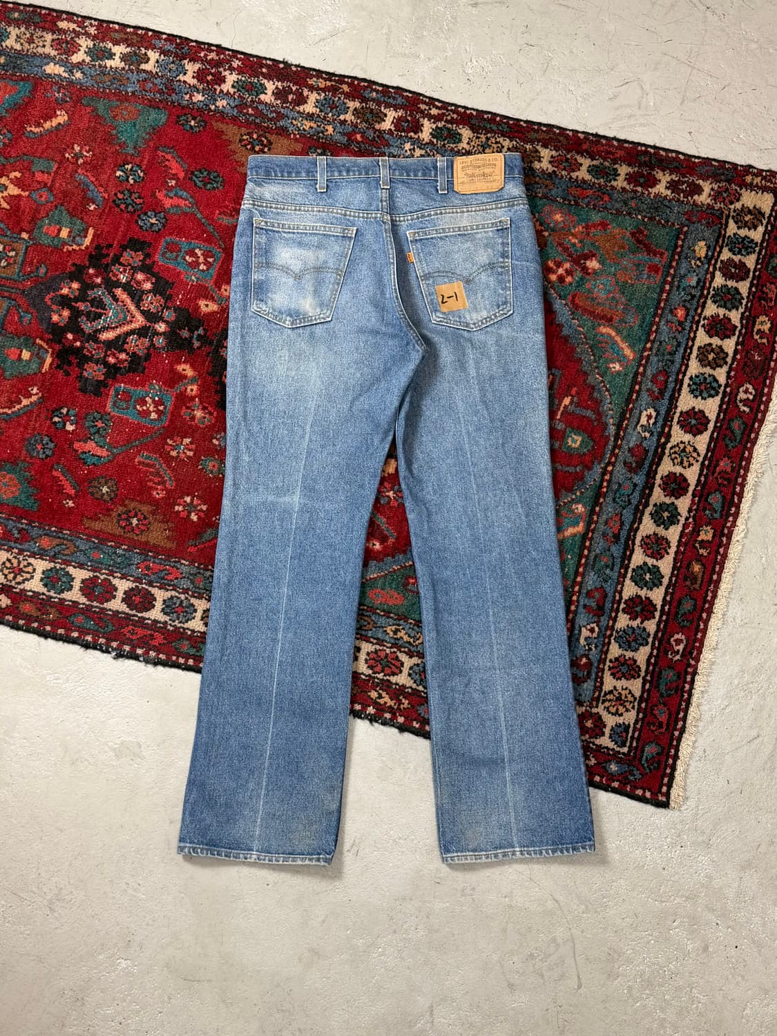 80’s USA 빈티지 리바이스 517 오렌지탭 부츠컷 리바이스 청바지 상품이미지4