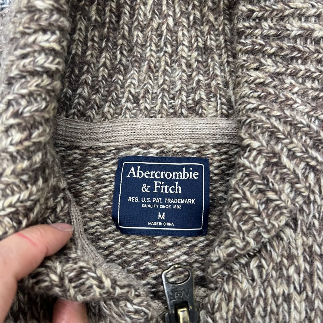 아베크롬비 코위찬 니트집업 상품이미지2