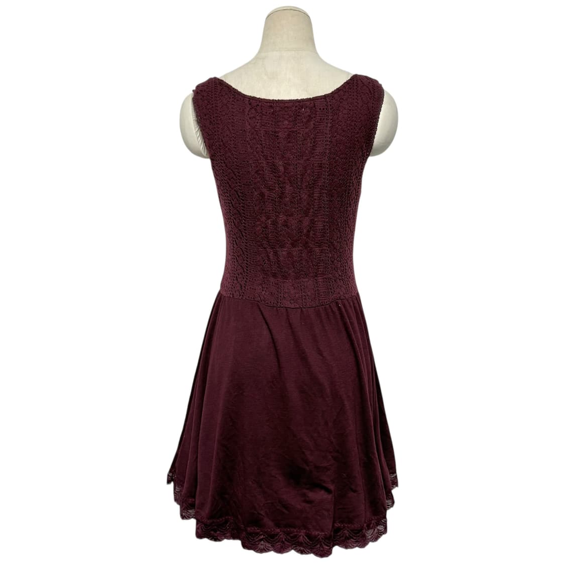 3803 엑시즈팜 레이스 벨벳 니트 나시원피스 상품이미지4