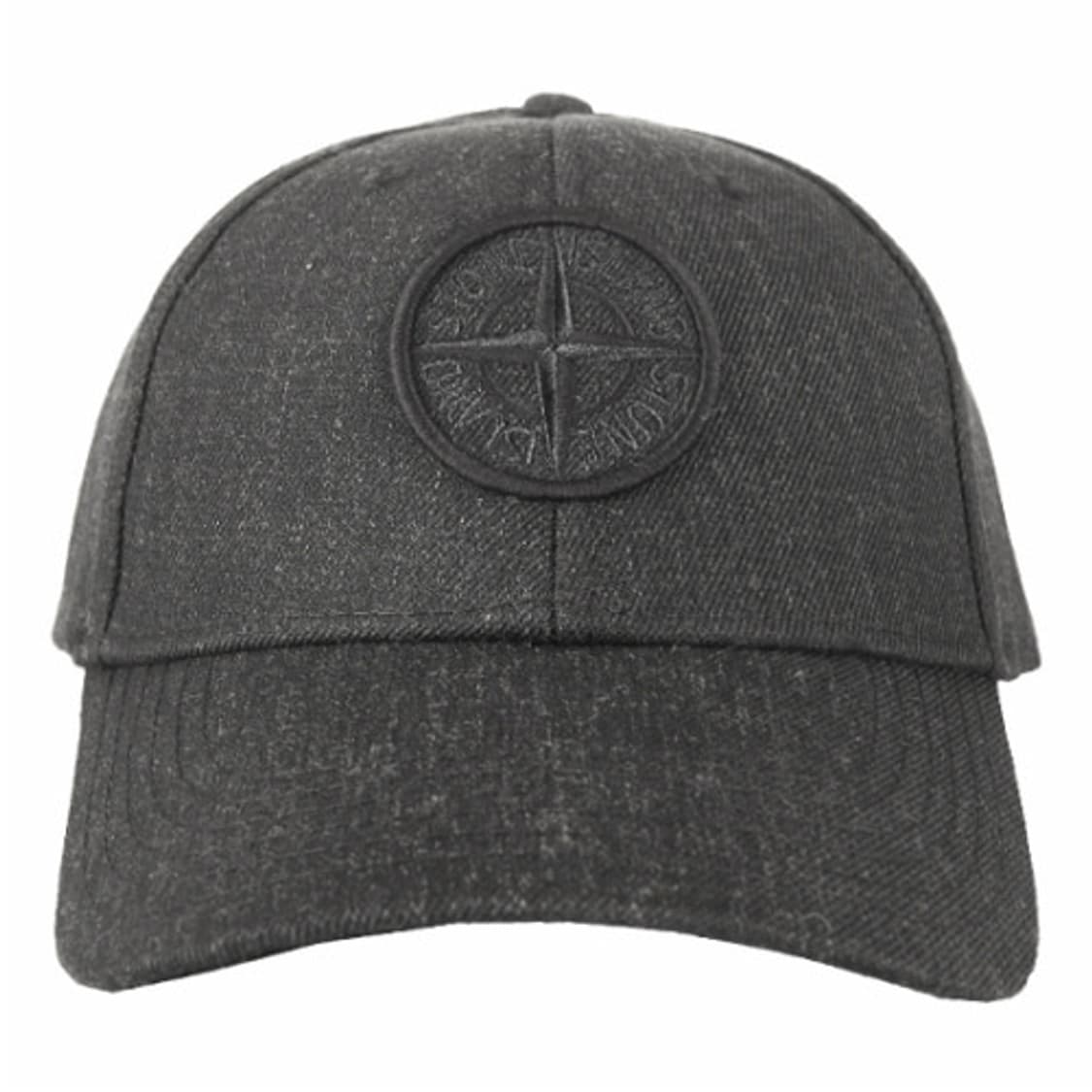 스톤아일랜드 울 블렌드 자수 베이스볼 캡 상품이미지1