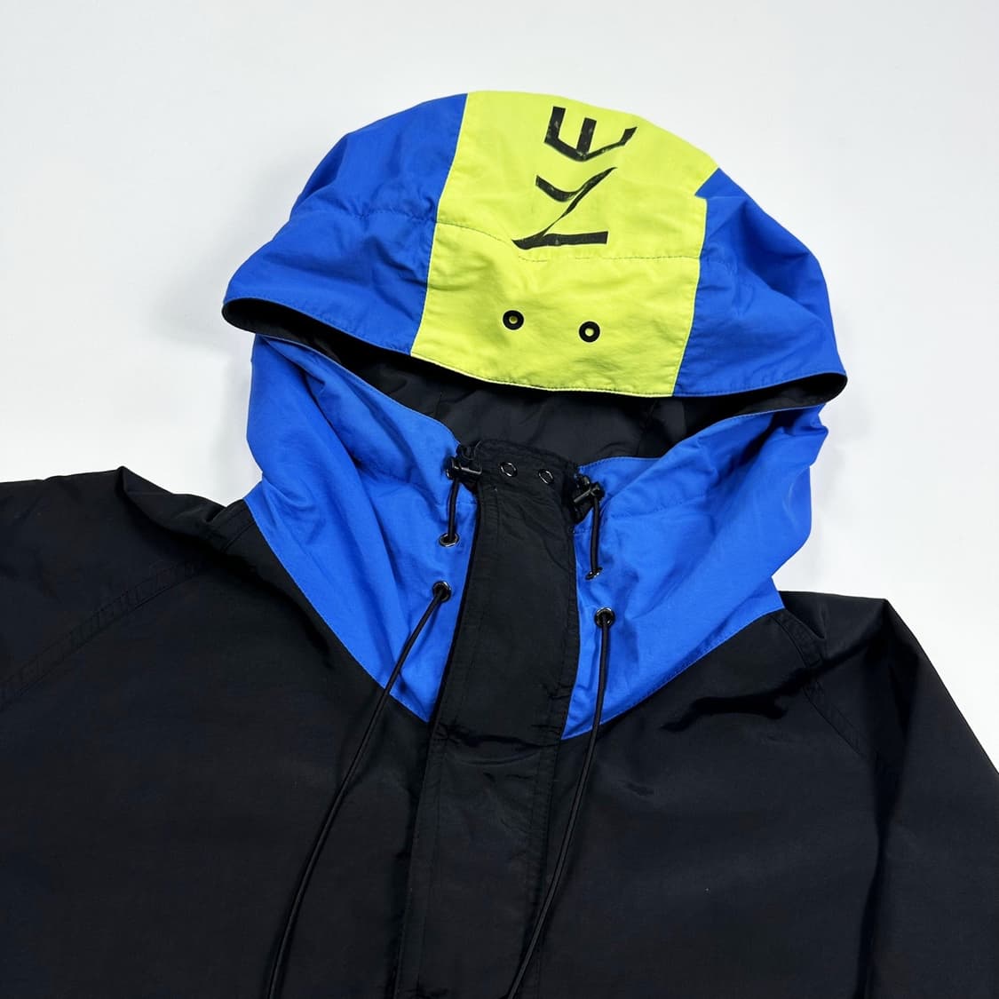 디스이즈네버댓 (디네댓) 블랙 배색 반집업 바람막이 자켓 (S) 상품이미지4