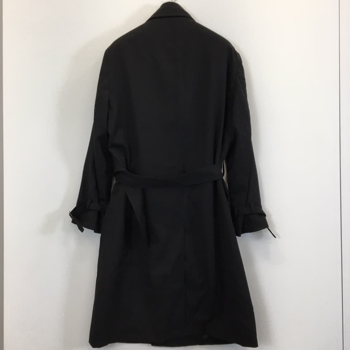 무신사스탠다드 트렌치코트 울혼방 L 블랙  상품이미지4