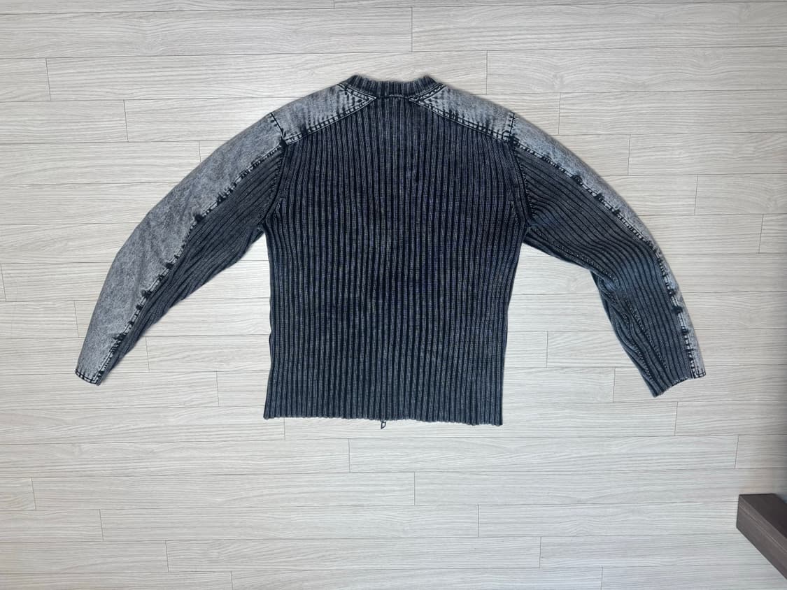 일본 라인 디젤 니트 집업 상품이미지3