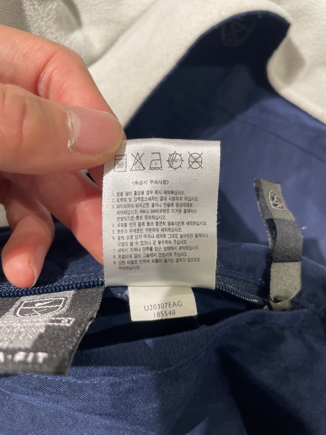 나이키 골프 네이비 크림 스우시 써마핏 리버시블 베스트 상품이미지10