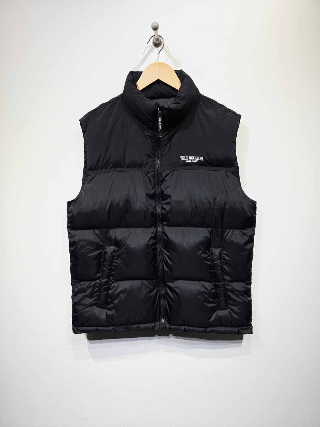 트루릴리전(TRUE RELIGION) 블랙 패딩 베스트 조끼 상품이미지2