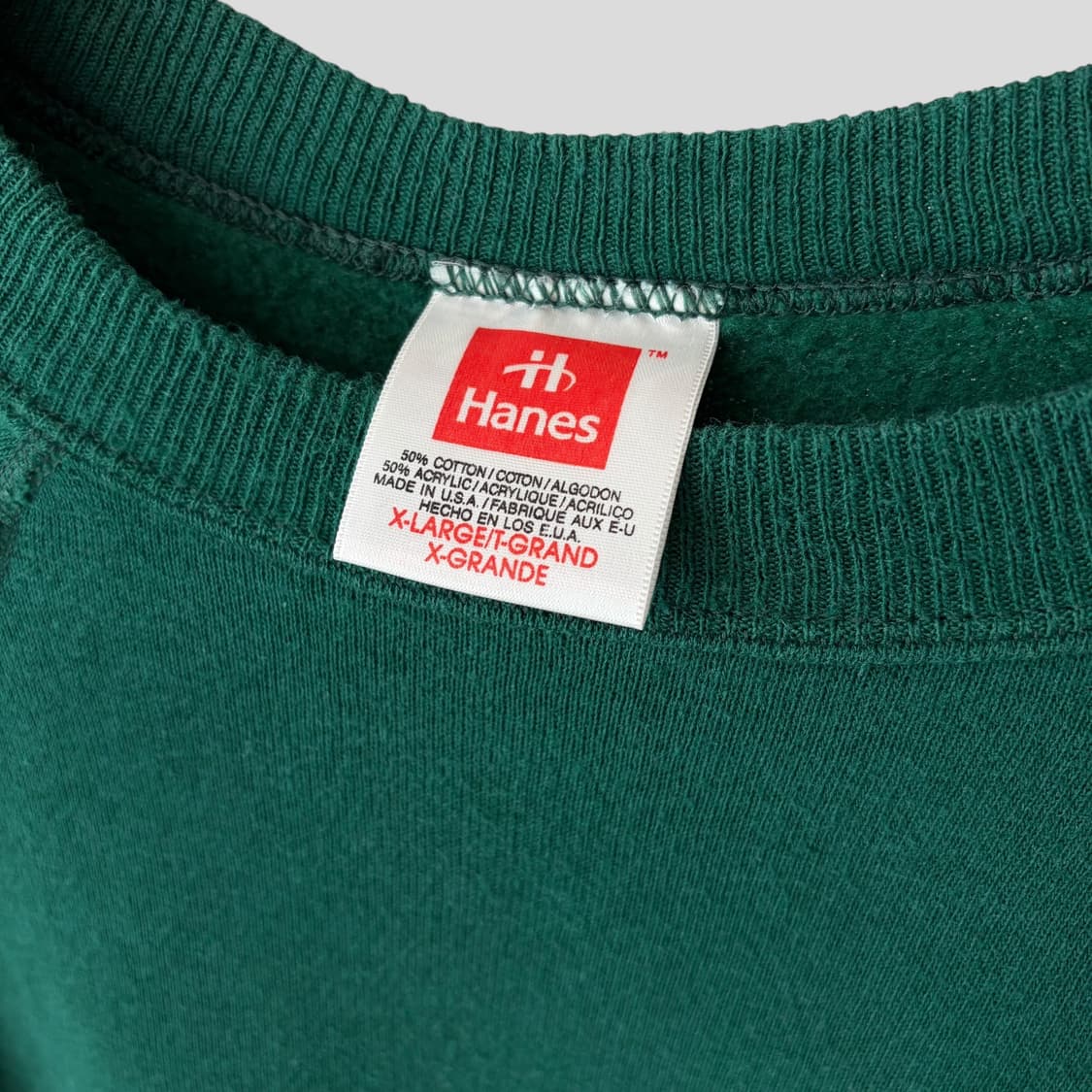 (XL)빈티지 Hanes 헤인즈 블랭크 스웨트셔츠 맨투맨 상품이미지3