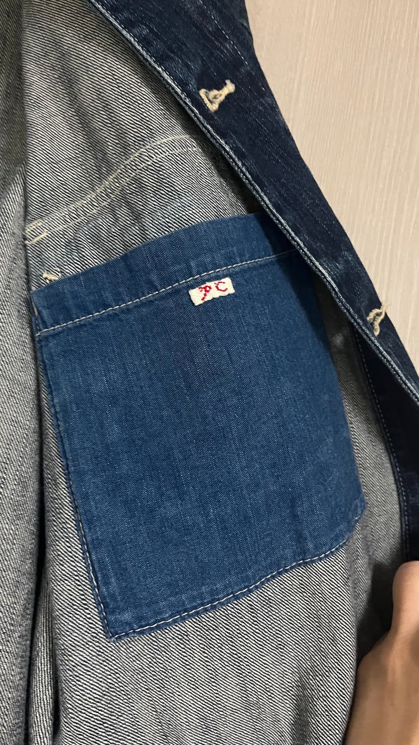 포터클래식 스테인백 데님 커버올 자켓 M 상품이미지8