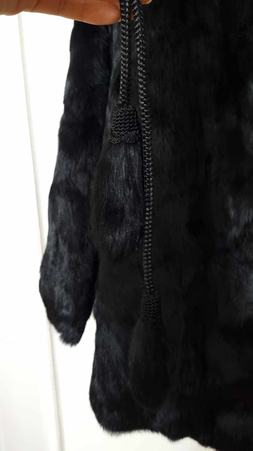 블랙 레빗 모피 벨티드 하프자켓 46 상품이미지4