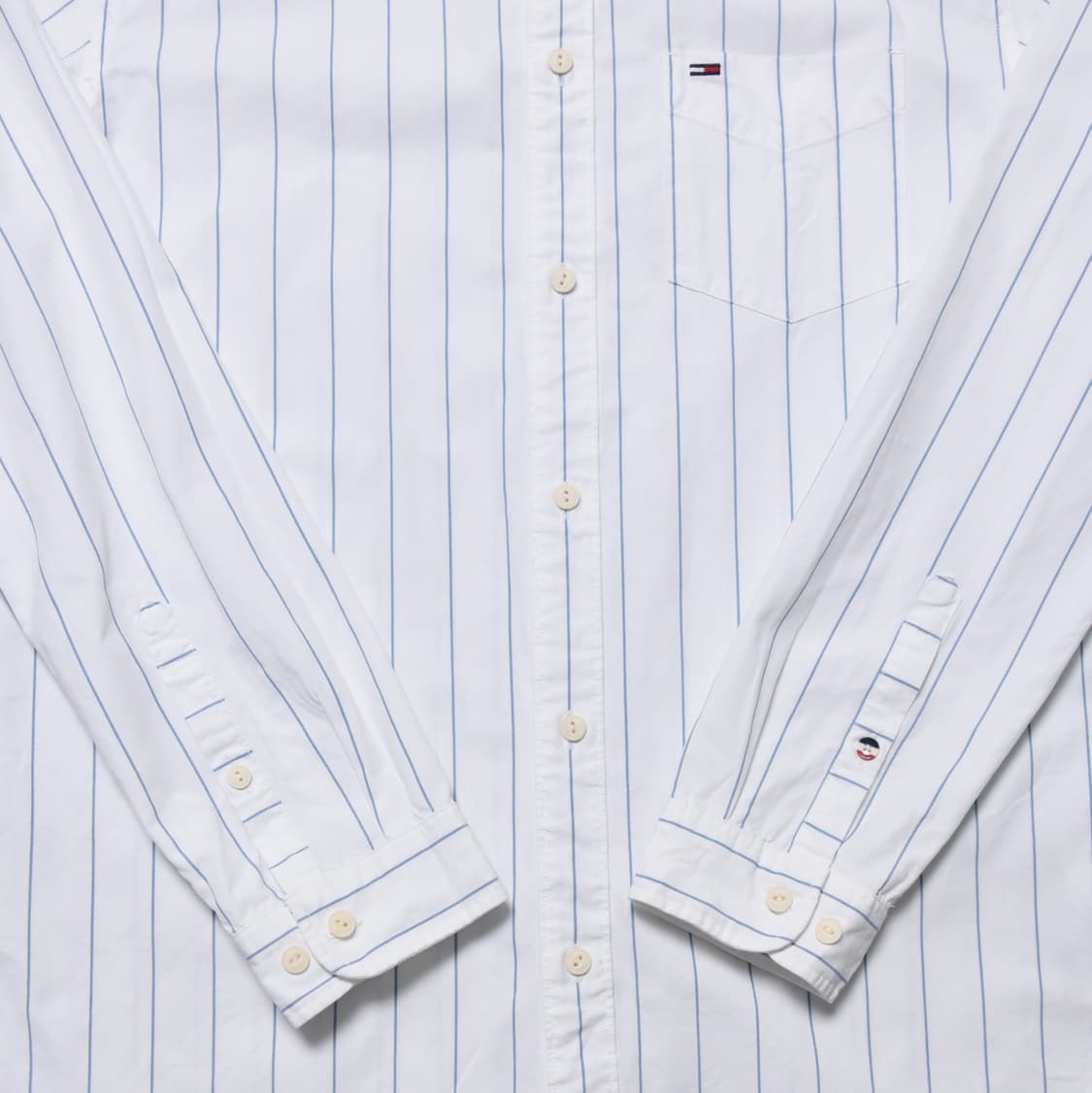 타미힐피거 스트라이프 셔츠 M 상품이미지3