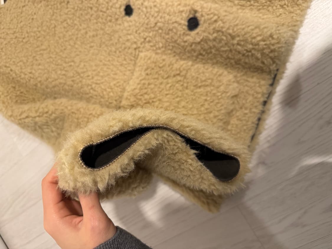 에토스 ethos 컬리 시어링 무스탕 자켓 상품이미지9