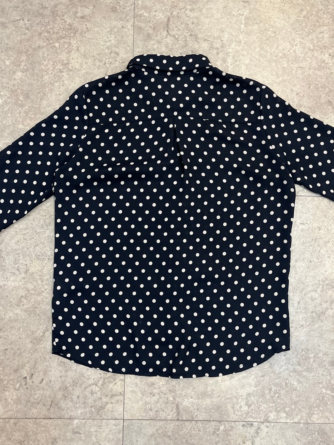 빈티지 도트 블라우스 블랙 #csz3656 상품이미지8