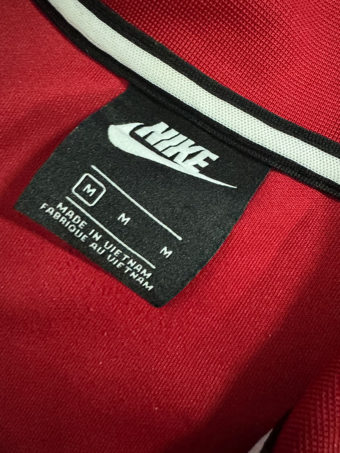 나이키 에어 컬러블록 집업 져지 레드 상품이미지3