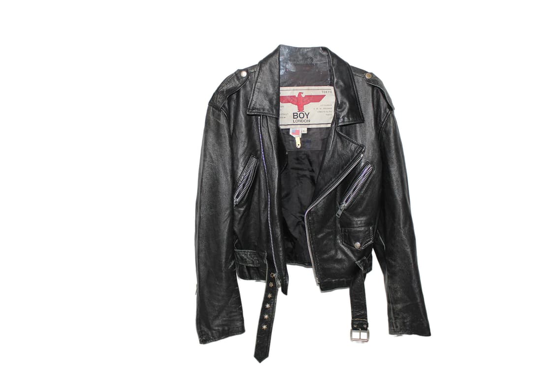 1980s BOY LONDON 보이런던 레더 바이커 자켓  상품이미지5