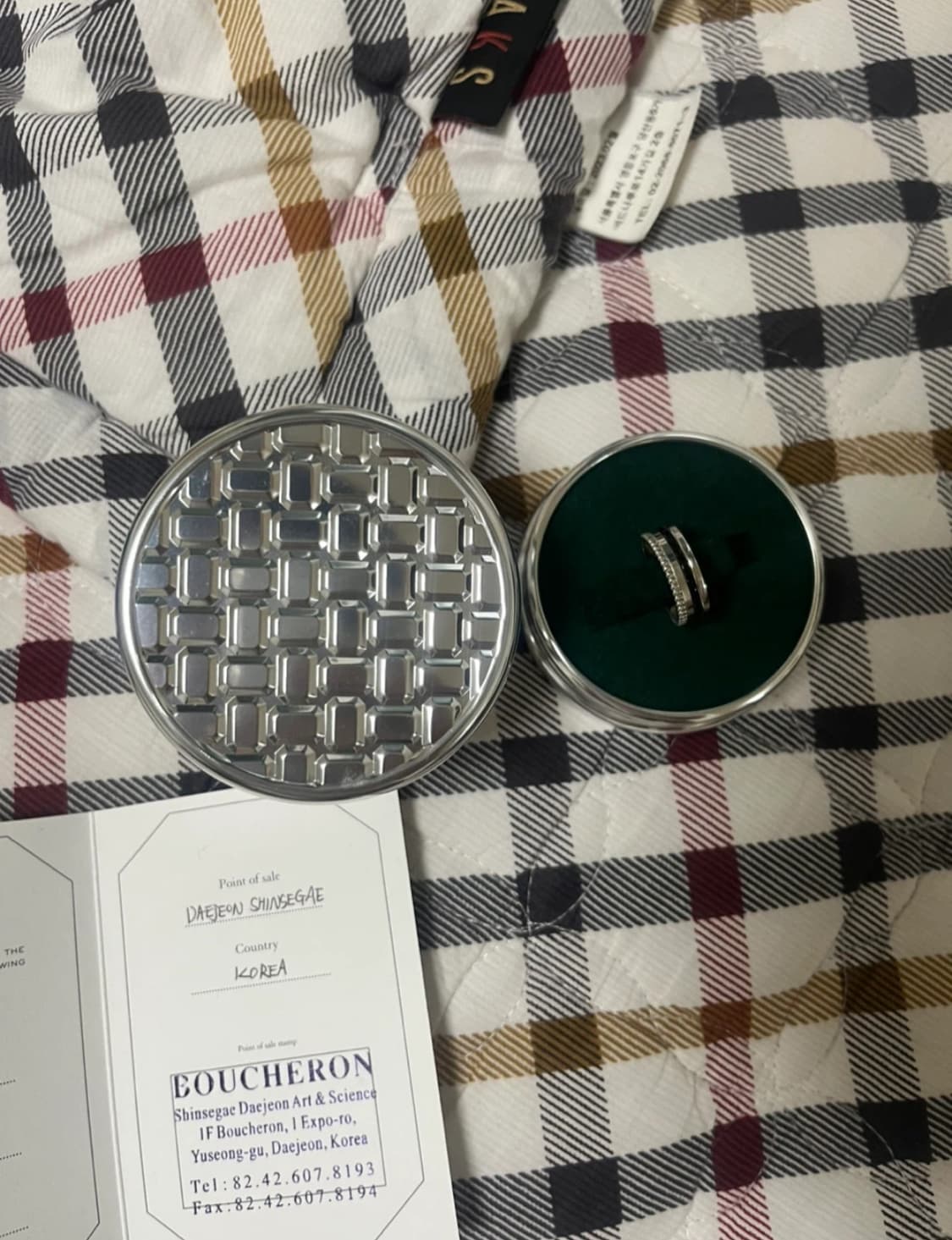 부쉐론 콰트로링 블랙에디션 화이트골드 상품이미지1