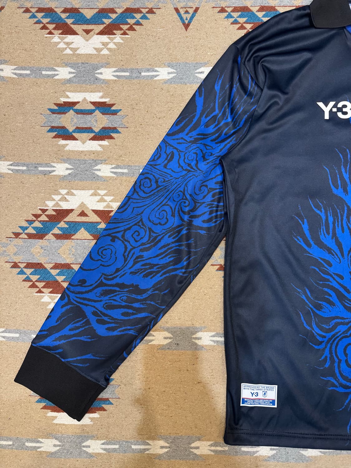 [XXL][105] Y-3 요지야마모토 JFA 풋볼 저지 블루 상품이미지2