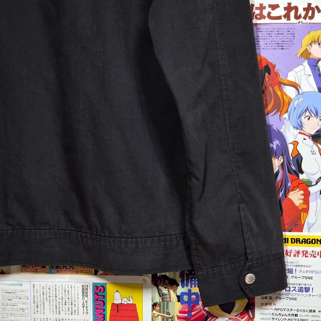 JPN 블랙 지퍼 포인트 펑크 락시크 집업 상품이미지7