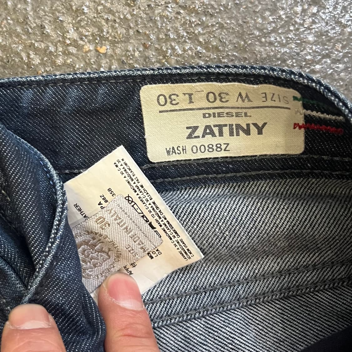 00s 디젤 자티니 데님 부츠컷 (31“) 상품이미지6
