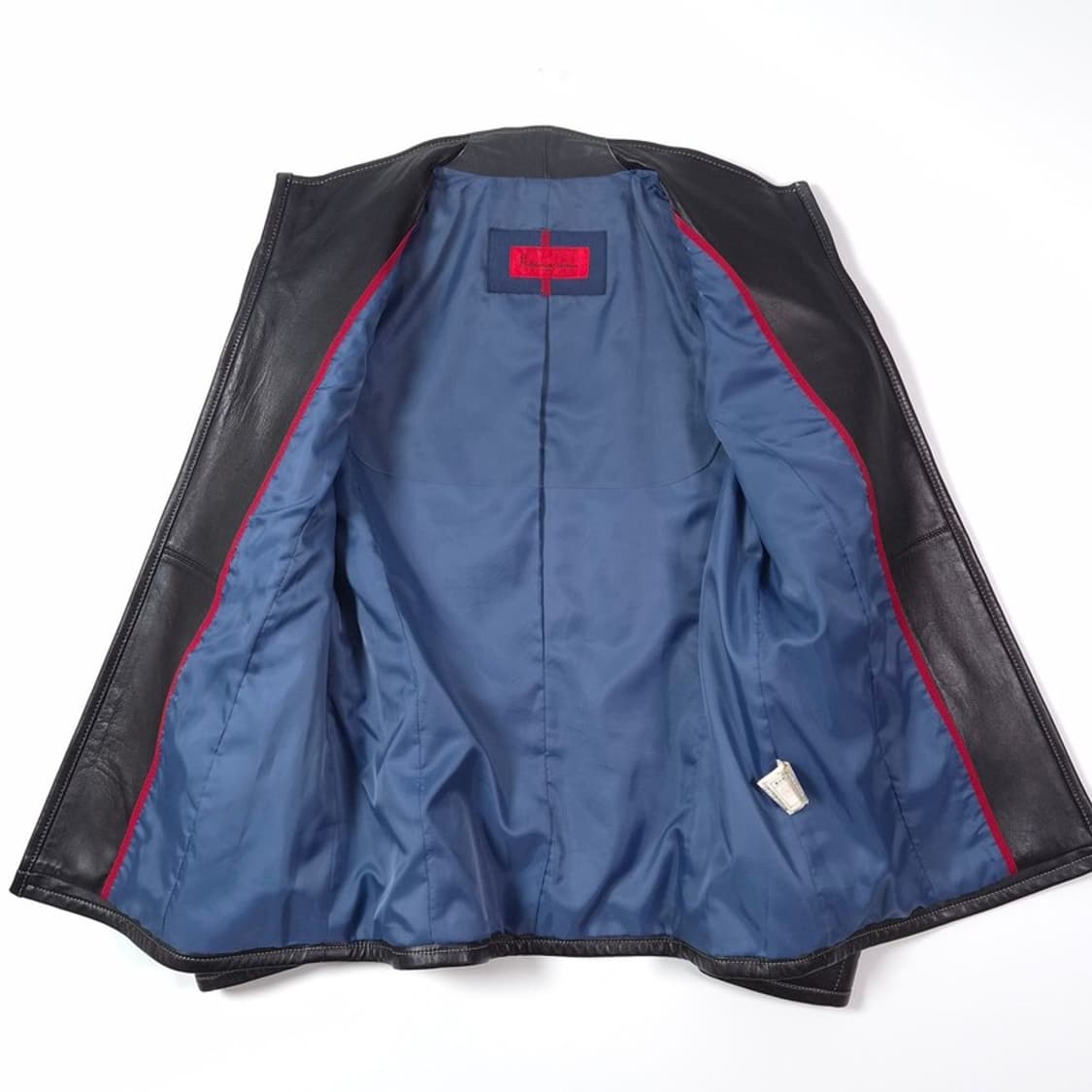 로베르타 디 까메리노 리얼 양가죽 스탠드카라 자켓 M 상품이미지5