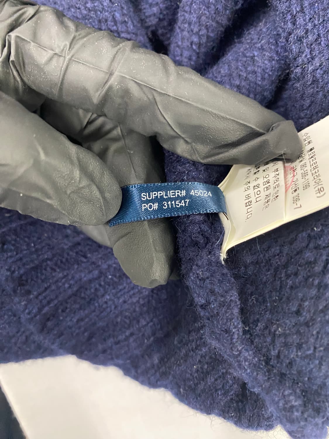 폴로 랄프로렌 메리노울 앙고라 네이비 니트 L <615> 상품이미지6