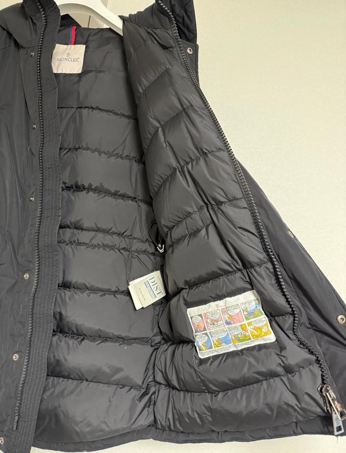 몽클레어 키즈 14Y 후드 패딩 블랙 상품이미지4