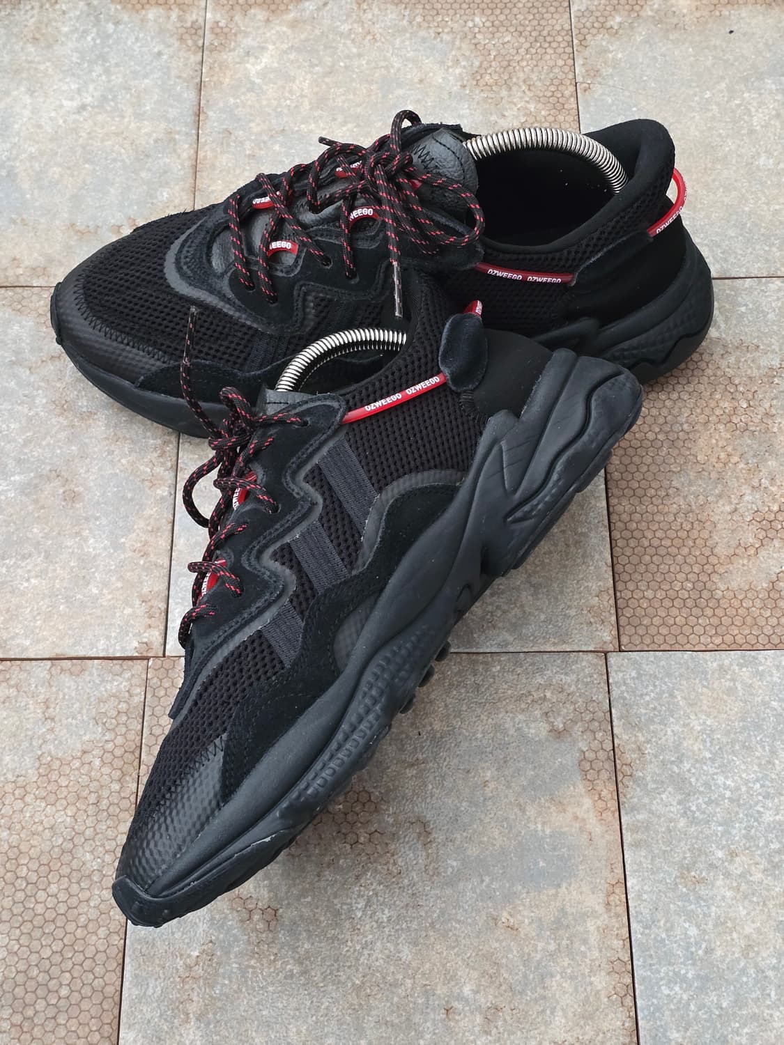 (275)아디다스 오즈위고 블랙 스칼렛 상품이미지5