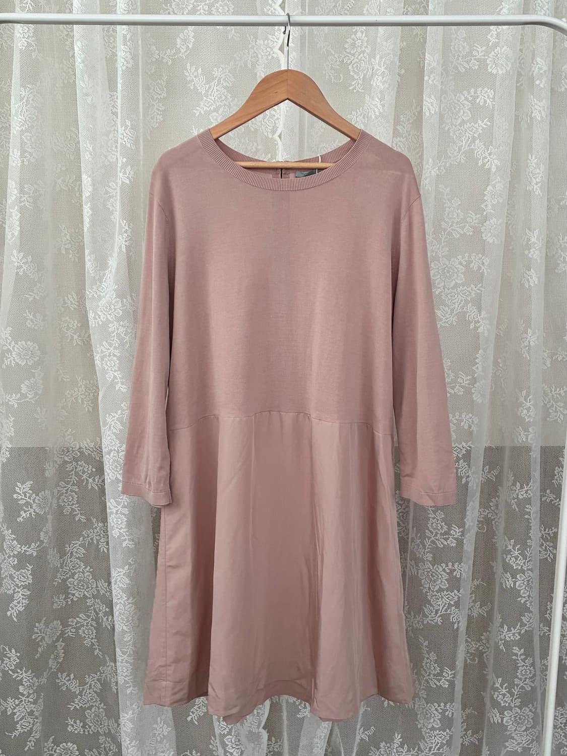 L) 코스 COS 모달 원피스 인디핑크 상품이미지1