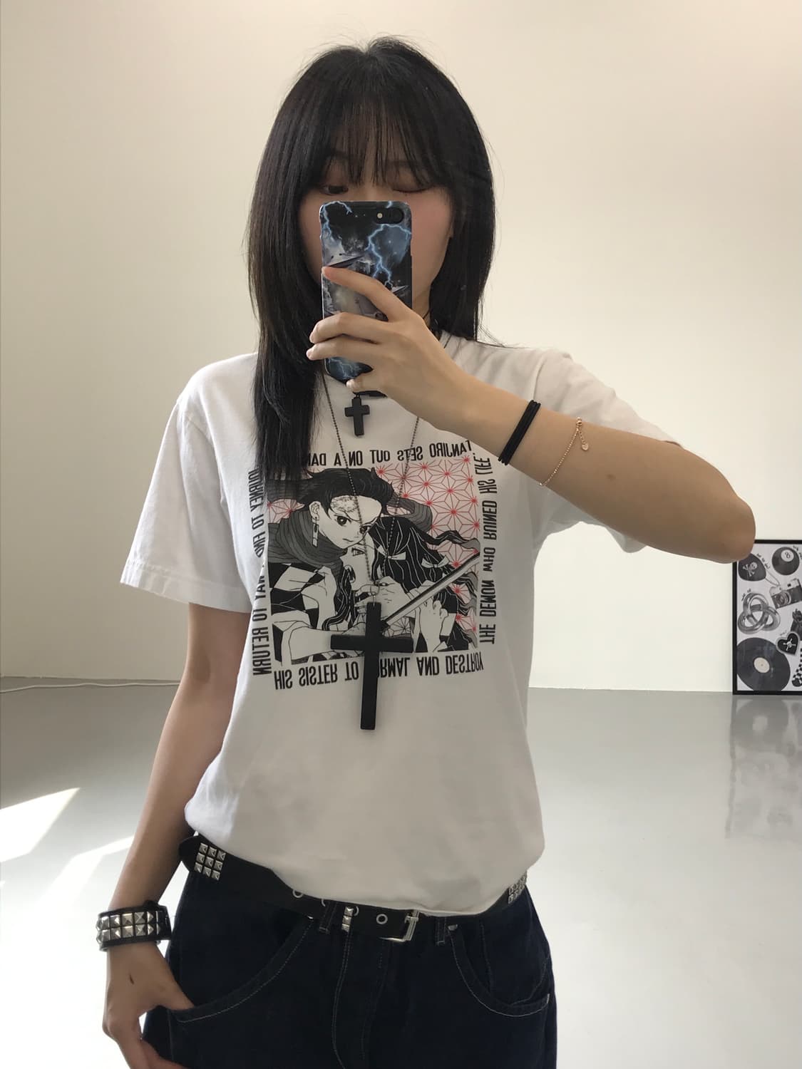 귀멸의 칼날 프린팅 반팔  상품이미지1