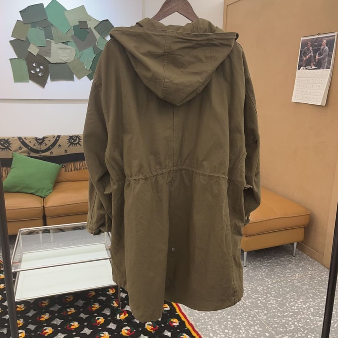 라퍼지 스토어 피쉬테일 말차카키 오버핏 야상 자켓 S C08537 상품이미지4