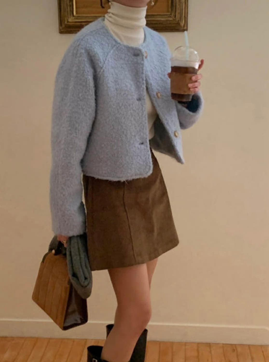 (최종가격 / 새상품) 슬로우비 그랜마 울자켓 상품이미지4