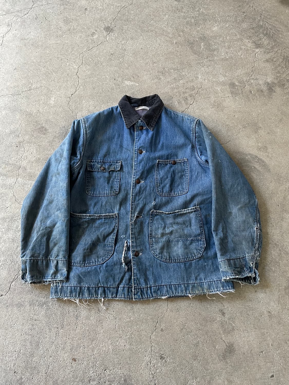 6-70s Distressed Montgomery Blanket JK 상품이미지3