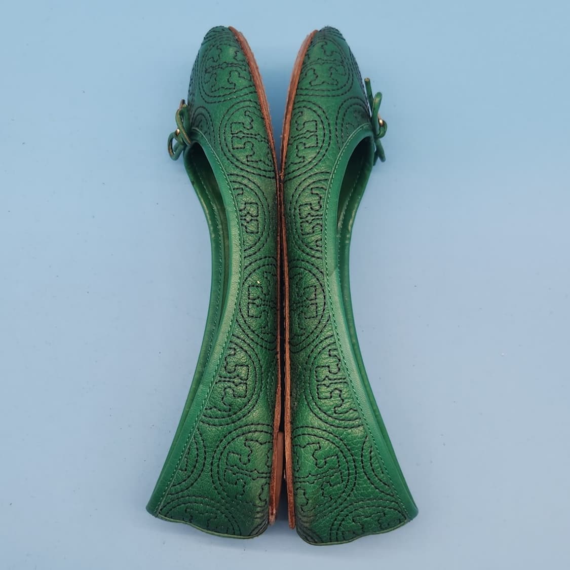 H 토리버치 여성 그린 플랫슈즈 7 240 상품이미지5