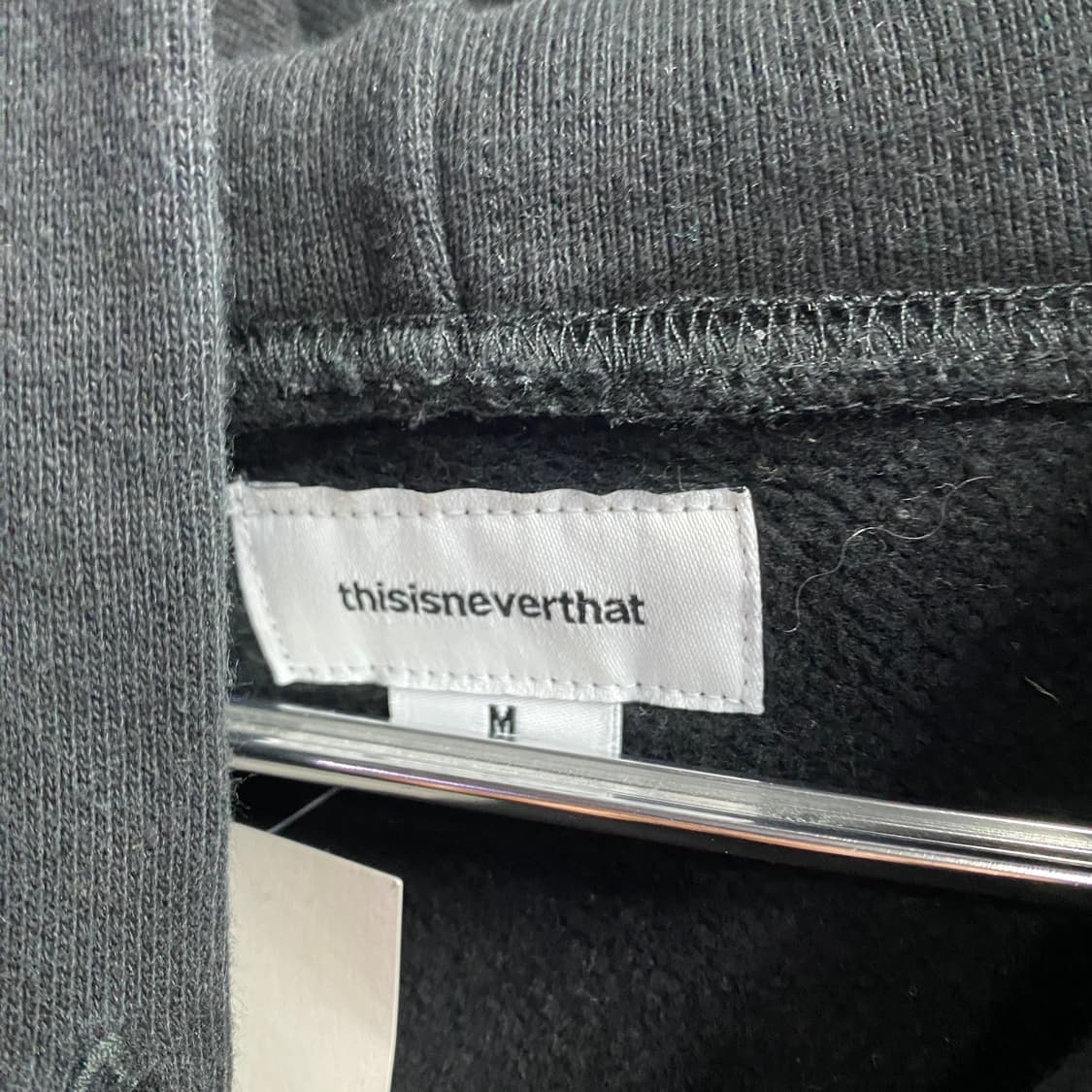 디스이즈네버댓 아치로고 블랙 후드티 B4087 상품이미지5