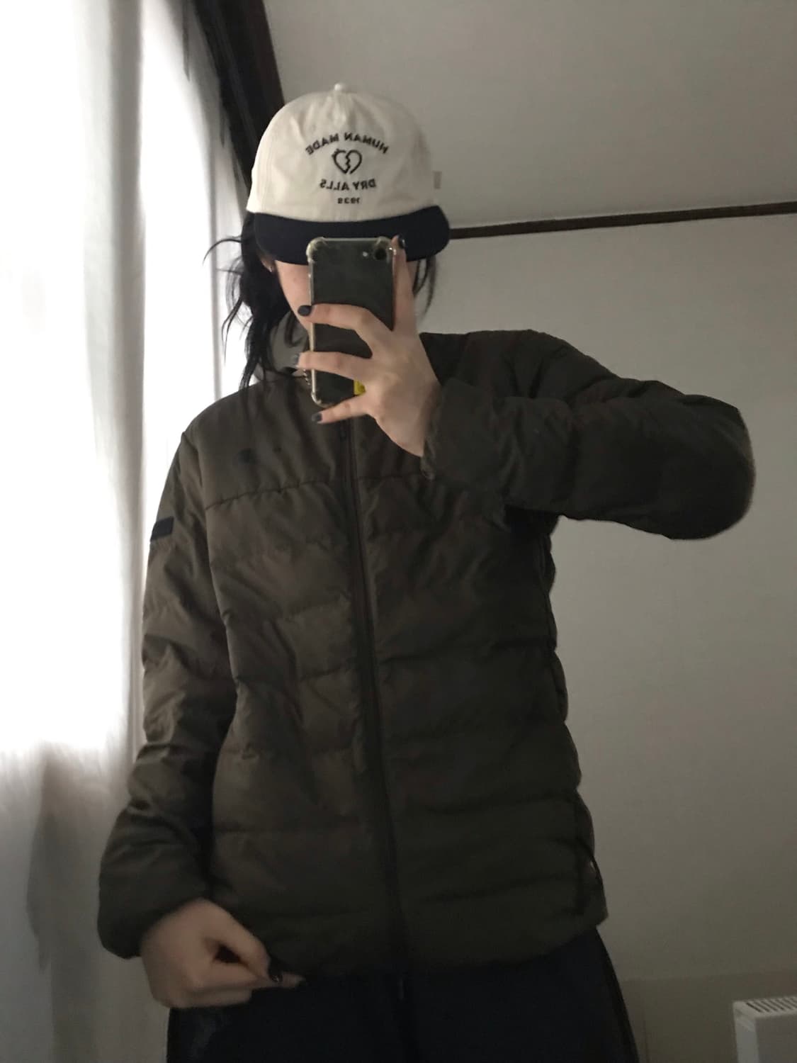 노페 카키 경량패딩 상품이미지3