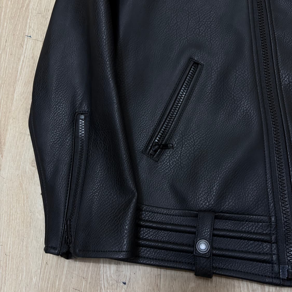헤비스모커 남성 더블 라이더 가죽자켓 XL/105  상품이미지4