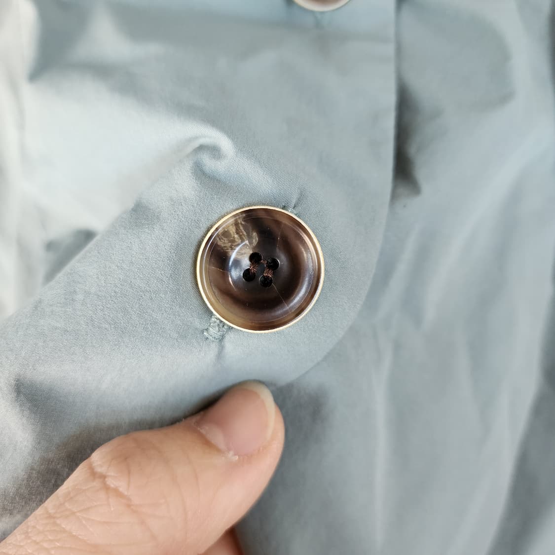 더 아이잗 셔츠 블라우스 민트색 상품이미지3