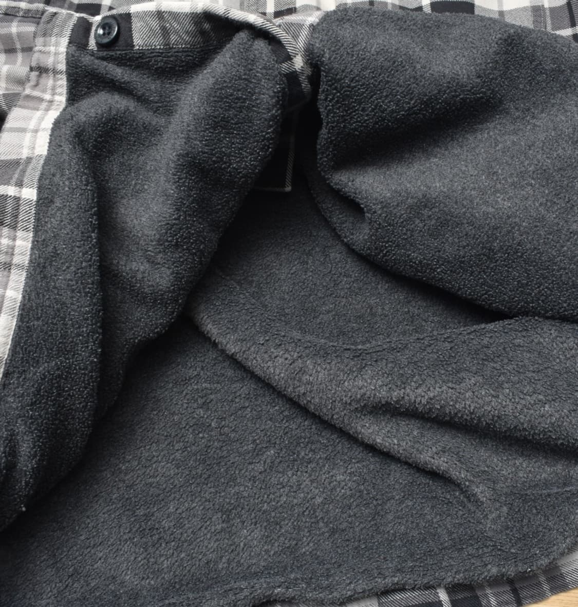 엘엘빈 안감 후리스 체크 셔츠 남방 XL N0743 상품이미지6