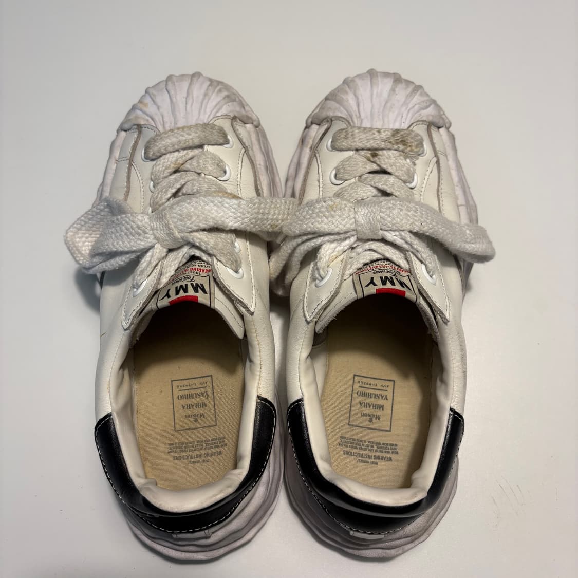 미하라 야스히로 블레이키 레더 화이트 42 상품이미지6