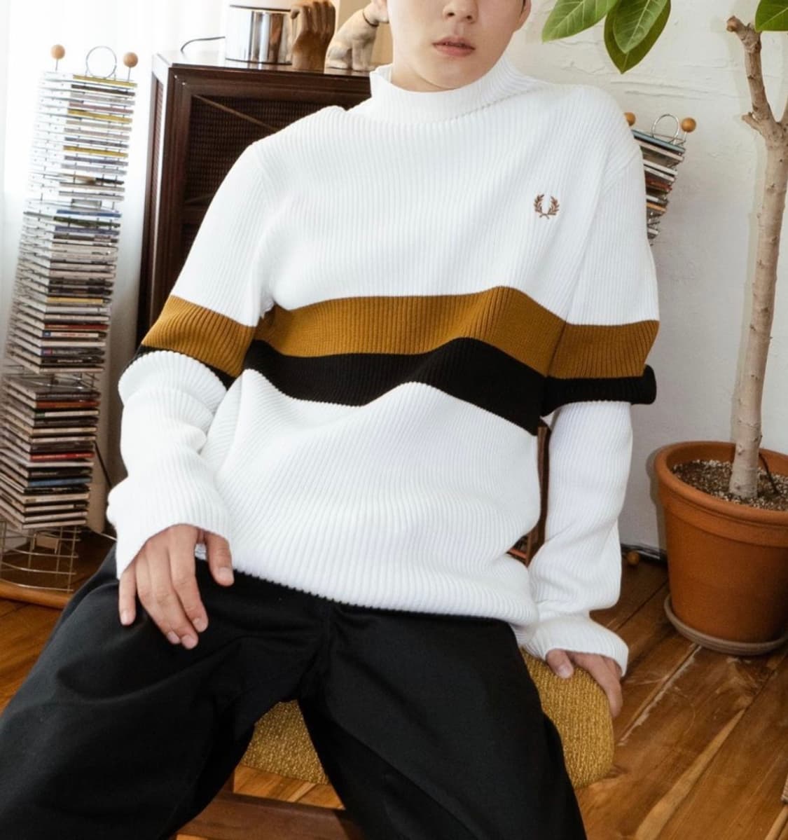 프레드페리 니트 스웻 상품이미지1