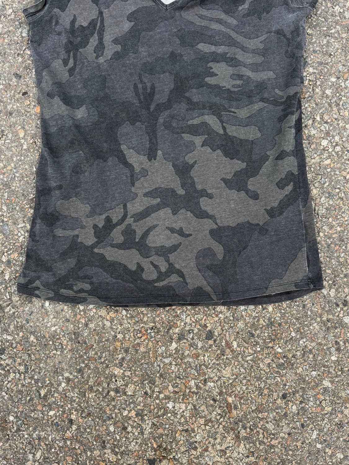 Camo Skull Layered T-Shirt 상품이미지5