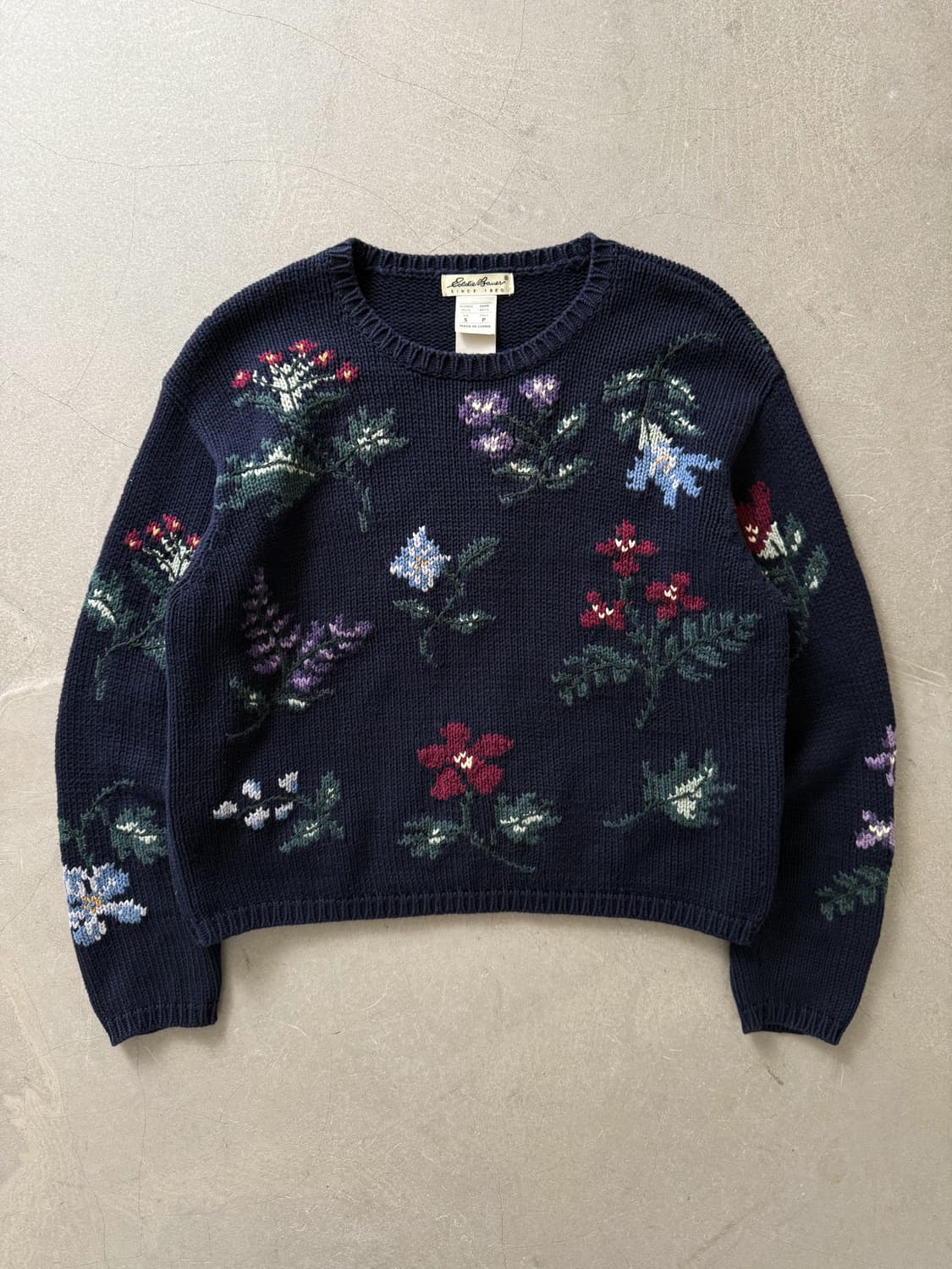 Eddie Bauer Flower Patterned Knit 상품이미지1